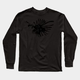 Lionfish silhouette Long Sleeve T-Shirt